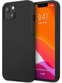 AMG AMHCP14SDOLBK iPhone 14 6.1 "black / black hardcase Leather Hot Stamped