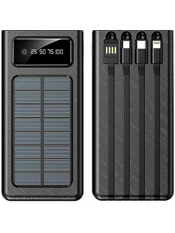 KLGO KP-96 Ηλιακό Power Bank 20000mAh με Θύρα USB-C Black