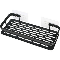 Ράφι τοίχου HOME USE μεταλλικό διαστάσεων 30x5x13cm σε μαύρο χρώμα
