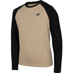 4F Παιδικό T-Shirt Μακρυμάνικο Μπεζ HJZ22-JTSML001-82S