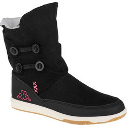 Kappa Παιδικά Μποτάκια Μαύρα Suede με Φερμουάρ 260513K-1122