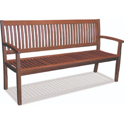 Ξύλινος Καναπές 3 Θέσεων, 158 x 62 x 88(h)cm, Acacia Wood