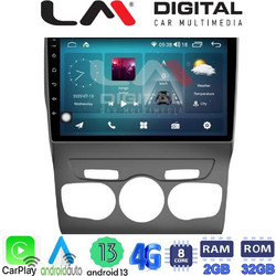 LM Digital ZR8241 Ηχοσύστημα Αυτοκινήτου με Οθόνη Αφής USB Bluetooth & GPS