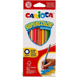 Carioca Supercolor Ξυλομπογιές Σετ 12τμχ