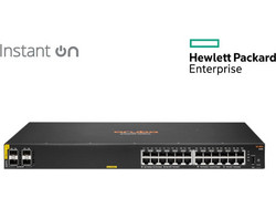 HP Aruba 6100 24G Managed L2 Switch με 24 Θύρες Ethernet 1Gbps και 4 SFP Θύρες