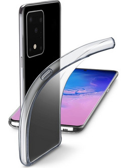 Cellular Line Fine Back Cover Silicone for Samsung S20+ Ultra transparent