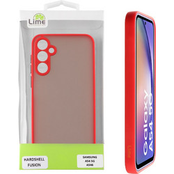LIME ΘΗΚΗ SAMSUNG A54 5G A546 6.4" HARDSHELL FUSION FULL CAMERA PROTECTION RED WITH BLACK KEYS LIME SUCCESSORIES