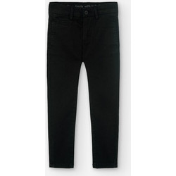 BOBOLI Stretch satin trousers for boy -BCI - 739054 - ΑΓΟΡΙ - BLACK