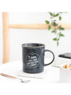 Mr Wonderful Κούπα Κεραμική I can and i will but only after coffee