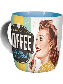 Nostalgic Art Κεραμική Κούπα Coffee O'Clock Say It 50's (43019)