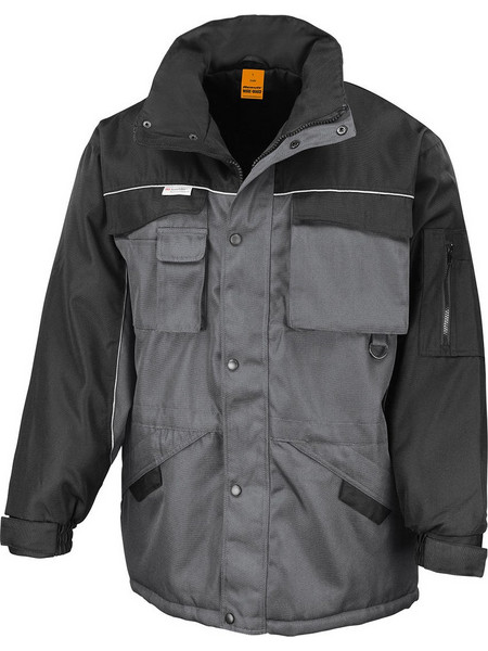 Μπουφάν Ασφαλείας R072X Result Heavy Duty Combo Grey/Black