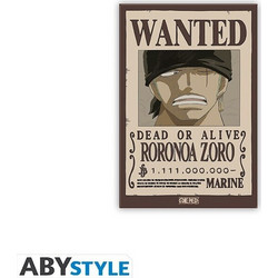 One Piece Standard Magnet Wanted Zoro - ABYMGN036