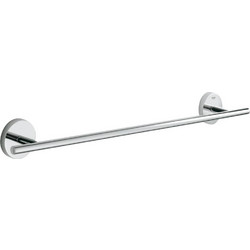 Grohe BauCosmopolitan Ράγα Μπάνιου Μονή Επιτοίχια με Βίδες 52.2cm Ασημί 40459001 ref10279427