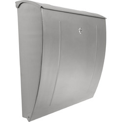 ΓΡΑΜΜΑΤΟΚΙΒΩΤΙΟ INOX ΑΣΗΜΙ 36.5x14.5x39x6cm FF GROUP 41596