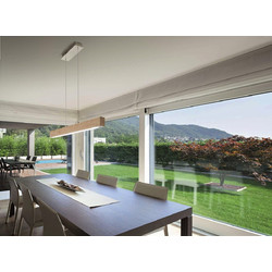 LUCE Κρεμαστό Φωτιστικό Οροφής Ράγα Μονόφωτο LED 3383-40-215