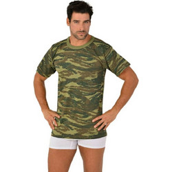 Κοντομάνικο T-shirt Παραλλαγής 0304 - ΧΑΚΙ