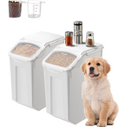 VEVOR 4,5 Gal/20Lx2 Μεγάλο δοχείο αποθήκευσης υλικών αεροστεγές κάδος αλευριού κουζίνας