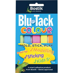 BOSTIK Blu Tack COLOUR ΕΠΑΝΑΧΡΗΣΙΜΟΠΟΗΣΙΜΗ ΚΟΛΛΑ ΣΕ ΜΟΡΦΗ ΠΛΑΣΤΕΛΙΝΗΣ(30604201)