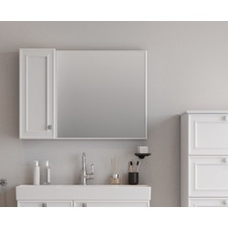 Καθρέφτης STELLA 100cm χρ. WHITE MAT κωδ. 3MSTE100WHT