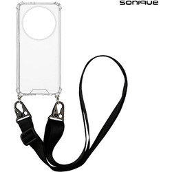 Sonique Armor Θήκη (Honor Magic5 Lite 5G) με Strap Μαύρο