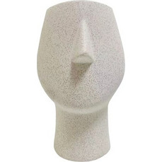 Homemarkt ΕΠΙΤΡΑΠΕΖΙΟ ΚΕΡΑΜΙΚΟ ΔΙΑΚΟΣΜΗΤΙΚΟ HUMANS HM4631 ΥΠΟΛΕΥΚΟ ΚΡΥΣΤΑΛΛΙΚΟ Φ14x25Υ