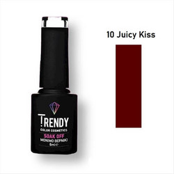 Trendy Soak Off 10 Juicy Kiss Ημιμόνιμο Βερνίκι Νυχιών 6ml