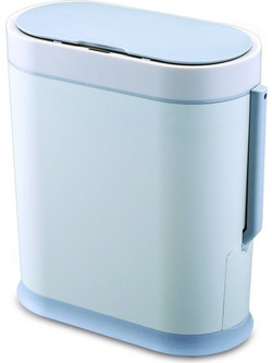 Κάδος Πλαστικός Slim Line 8L Delta Cleaning Λευκός ΚΠΣ8Λ