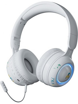 KE-21 Ασύρματο Gaming Headset On Ear White