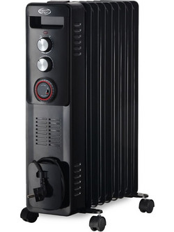 ARGO Warm Black TT Καλοριφέρ Λαδιού με 9 Φέτες