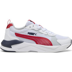 Puma X-Ray Lite 3 Παιδικά Sneakers Λευκά Κόκκινα Navy Μπλε 401493-01