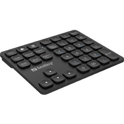 Sandberg Numeric Keypad Pro Black Ασύρματο Αριθμητικό Πληκτρολόγιο