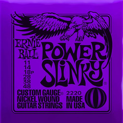 Ernie Ball 2220 Σετ 6 Χορδές Ηλεκτρικής Κιθάρας Nickel Plated Steel 11-48" Custom Light Tension
