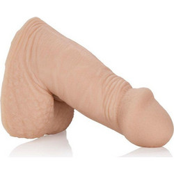 CalExotics Packer Gear Silicone Packing Penis Ivory Ρεαλιστικό Dildo με Όρχεις 12.75cm Flesh