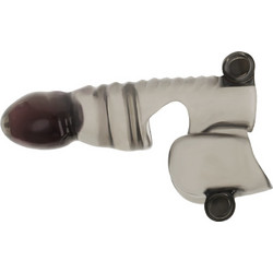 Ohmama Penis & Testicles Sleeve Κάλυμμα Επιμήκυνσης Πέους με Δόνηση Μαύρο