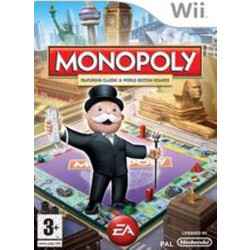 Monopoly Featuring Classic & World Edition Boards Used Wii