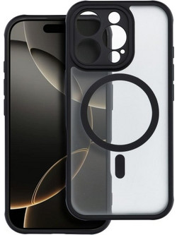 iS TPU FULL MATTE MAG IPHONE 16 PRO MAX black backcover