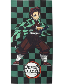 Demon Slayer Kimetsu No Yaiba Παιδική Πετσέτα Θαλάσσης 70x140cm