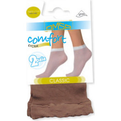 Omsa Comfort Lycra 20 Γυναικείες Κάλτσες Κοντές Μπεζ 2Pack