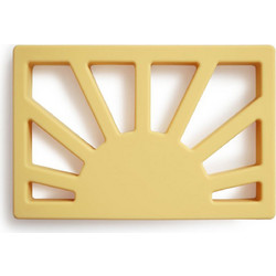 Mushie Μασητικό Σιλικόνης Sun Muted Yellow 3m+