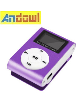 Andowl Q-A208 MP3 Player 8GB Μωβ