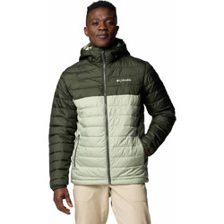 Columbia Powder Lite Αθλητικό Ανδρικό Μπουφάν Χειμωνιάτικο Puffer Πράσινο Mint Χακί 2086944-348