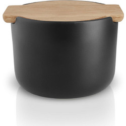 Δοχείο stoneware για αλάτι με καπάκι 10x8 εκατ. Nordic kitchen