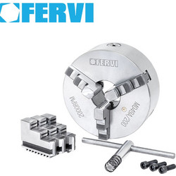 200mm Τσοκ τόρνου με 3 σιαγόνες FERVI M049A/200