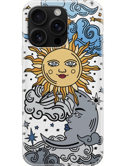 Θήκη Sun Moon Stars iPhone 16 Pro Max Clear TPU (Διάφανη Σιλικόνη)