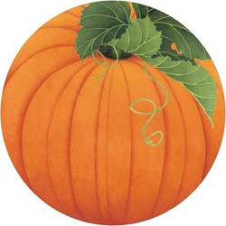 Σουπλά Χάρτινα Κολοκύθα Pumpkin 33cm Caspari (12 Τεμάχια)