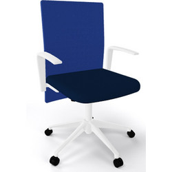 Gaber Elodie Manager 05R-00 Πολυθρόνα Γραφείου Μπλε T05 63x50x92-106(42-55)cm