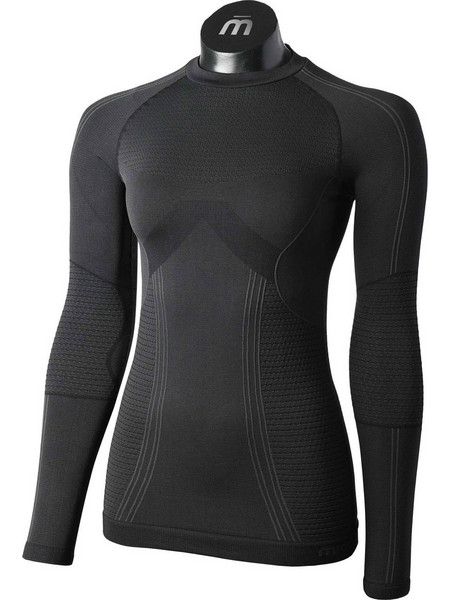 MICO 1455 Odor Zero Ionic+(R) Skintech - Γυναικείο ισοθερμικό long sleeves - Black