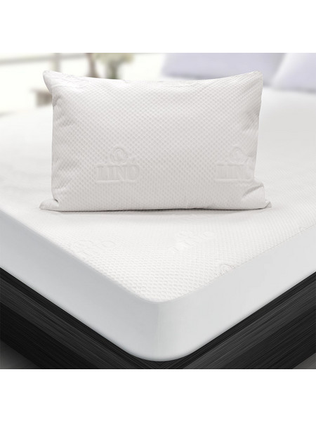 LINO ΕΠΙΣΤΡΩΜΑ JACQUARD WHITE 180Χ200+40