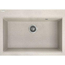 Laveo TAU SBT 4107 Ένθετος Νεροχύτης Γρανίτη Μπεζ 50x70cm