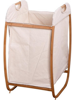 Καλάθι Απλύτων Bamboo 43x43x77cm - Max.Home(R)